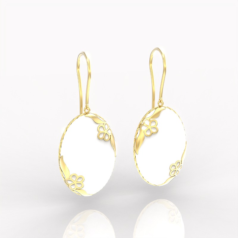 Silent Bloom - Dawn Petal Earrings