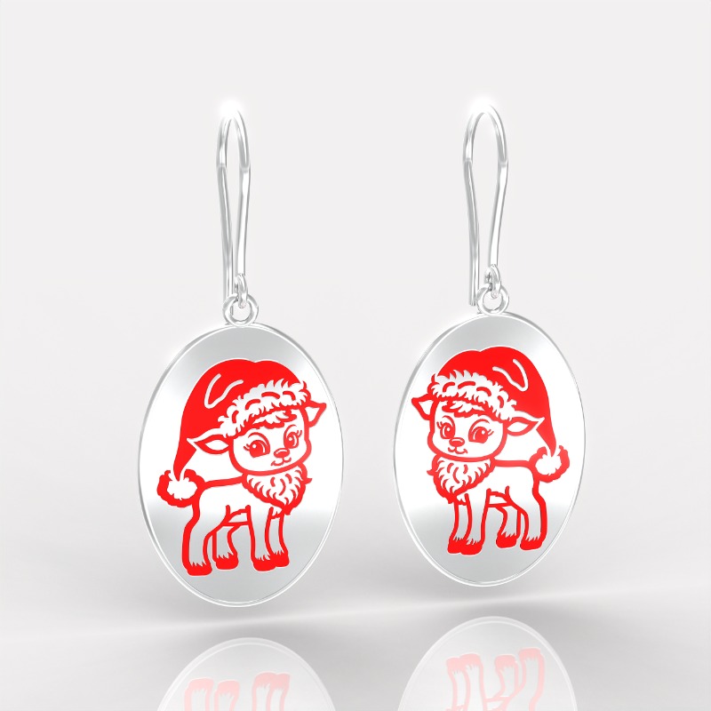 Jolly Reindeer Earrings