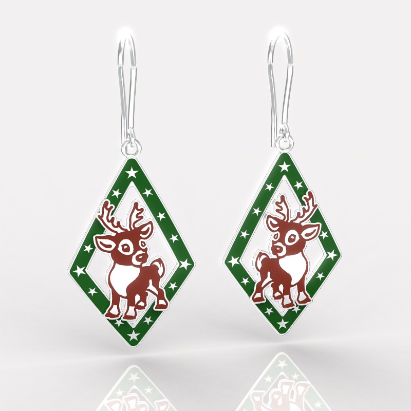 Diamond Cheer Earrings