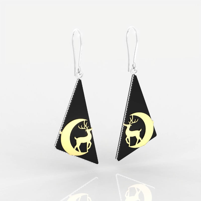 Youthful Crescent Earrings